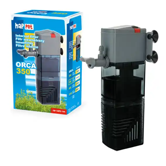 Bestseller Happet filtr ORCA 350 – wewnętrzny, 350 l/h, do akwarium 60–120 l
